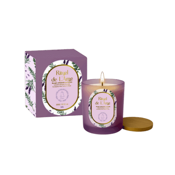 Bougie artisanale Rituel d'Âlme cire naturelle Quinn Crafts