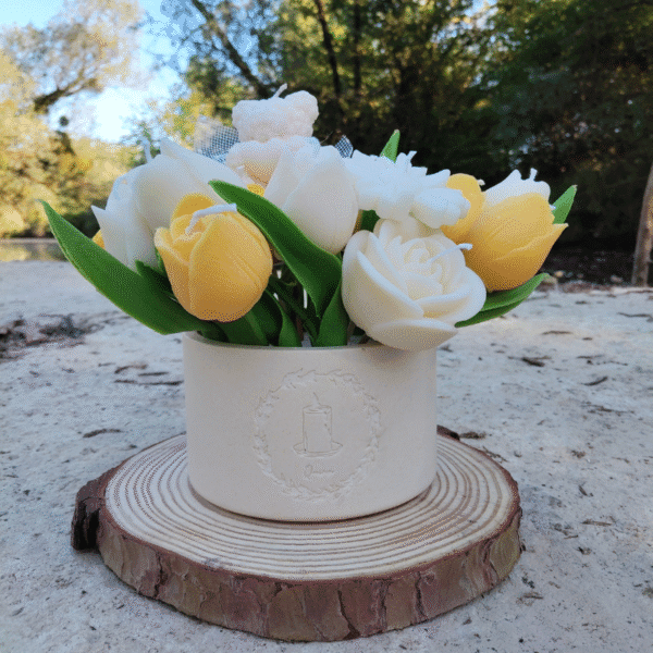 Bougie Jardin de Printemps — Bouquet Artisanal