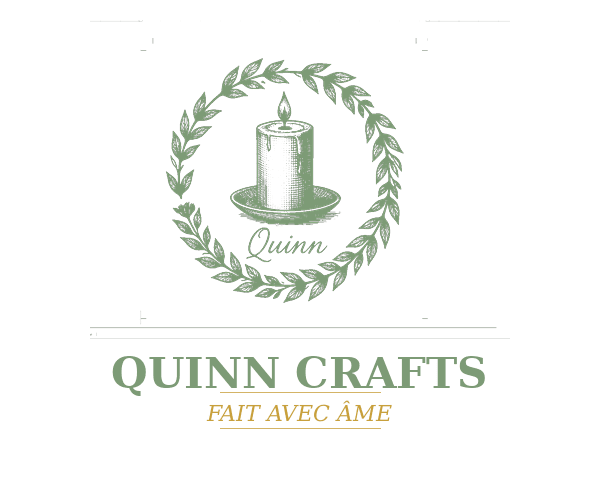 Logo Quinn Crafts — Bougies artisanales fait avec âme Dole France