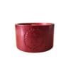 Bougie Pomme Cannelle Alchimie Métallique, pot en résine écologique finition métallisée Cerise Brillante, Quinn Crafts